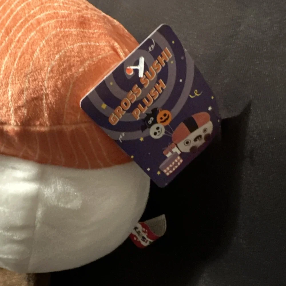 Halloween Snotty Gross Sushi‎ Plush, 6.5 in. NEW Green Goop Holiday